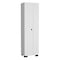 Tuhome Lake Broom Cabinet Slim-Design Storage Solution with Inner Shelves and Side Broom Hangers-White MLB9066 - alternate 1